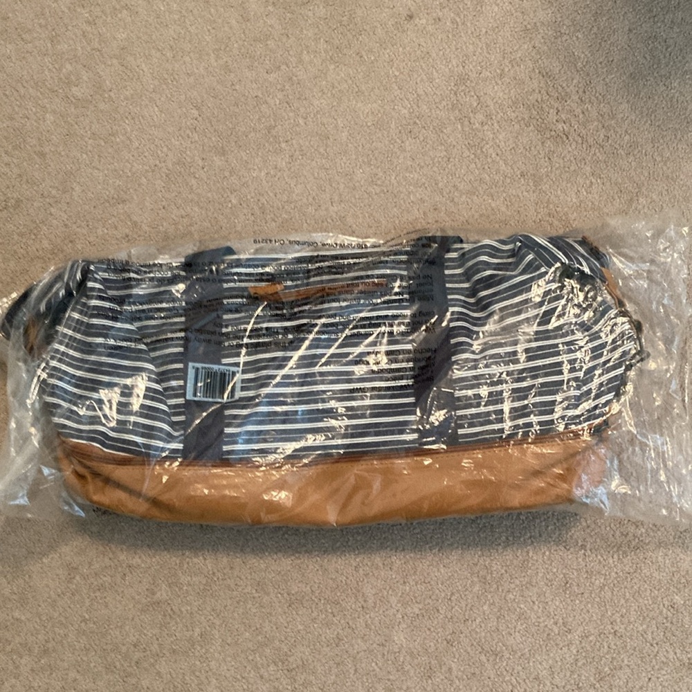 Large Striped Weekender Bag - Picture 7 of 7